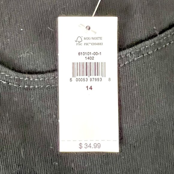 Old Navy Womens Black Jeans Size 14 Pop Icon Skinny Mid-Rise Denim Stretch NWT - Picture 5 of 15